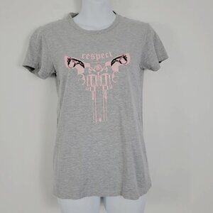 Smith & Wesson Y2K Graphic Print Novelty Shirt Size M‎